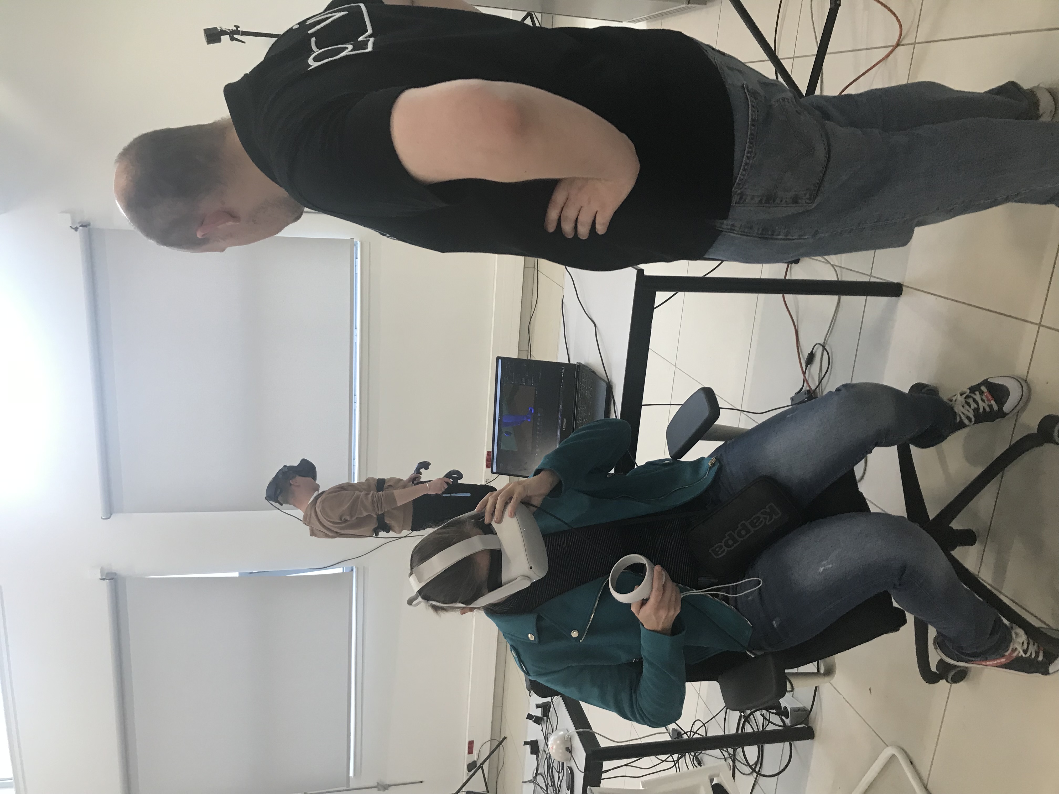 Sur la plateforme PIRVI, Julien Wylleman et Nicolas Bremard ont plongé dans la réalité virtuelle nos participant.e.s