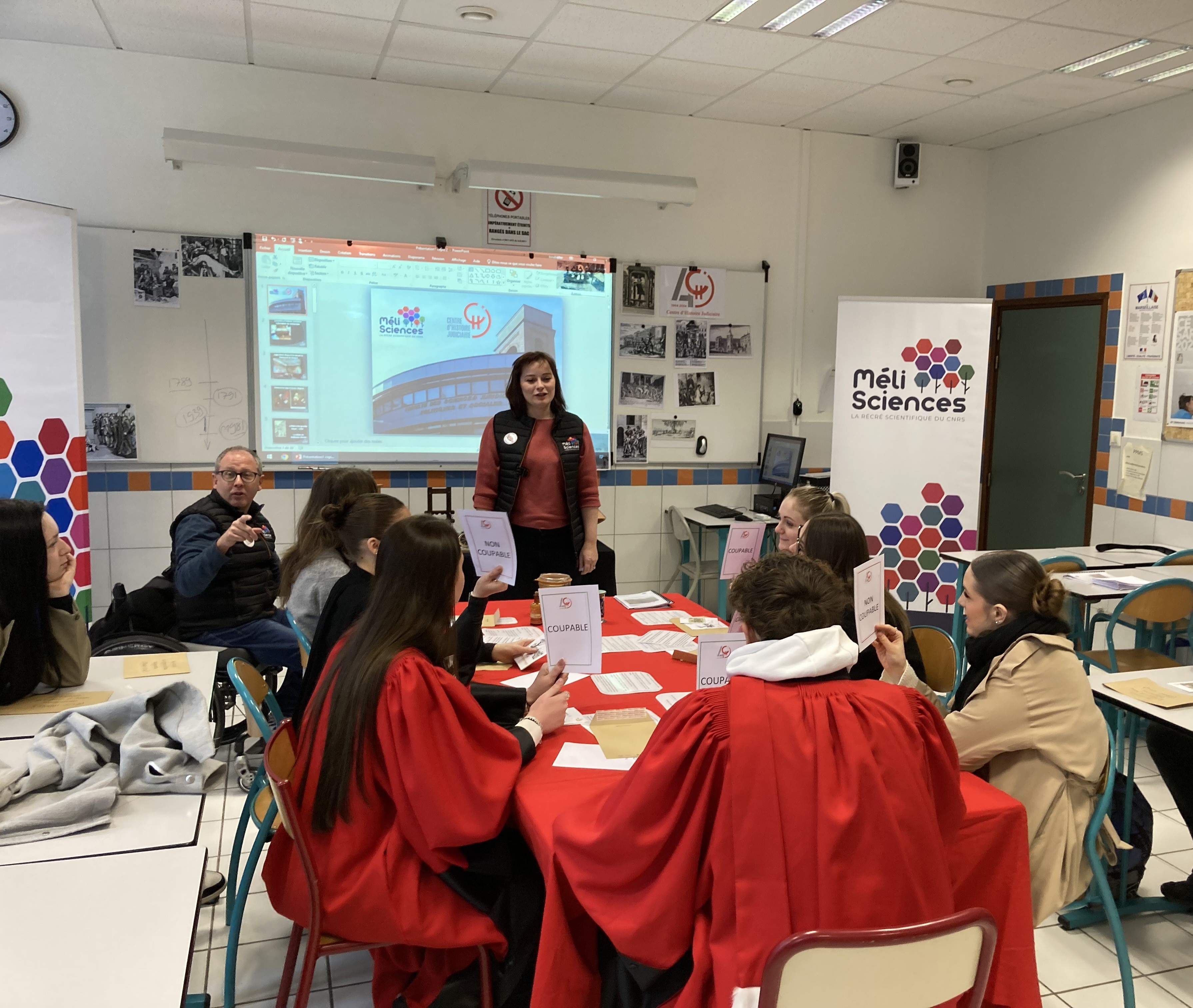 Atelier « La gymnastique du juge » animé par le Centre d'Histoire Judiciaire © SCMS Sandrine Schwenck