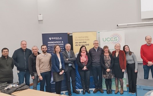 Réunion de lancement du laboratoire commun CATAMAREN le 17 décembre 2024 à l'Université de Lille (Villeneuve-d'Ascques) © SEGULA TECHNOLOGIES